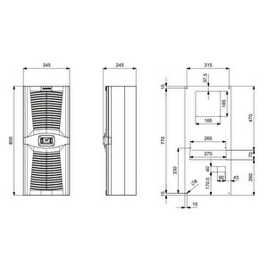 Plasti̇m Pad1100.01 Design Seri̇si̇ 1100w Standart Pano Kli̇masi