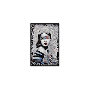 Tablolife Monochrome Beauty - Yağlı Boya Dokulu Tablo 90x120 Çerçevesiz 90x120 cm