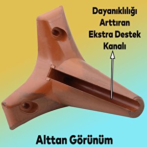 Aspen Lüks Mobilya Kanepe Koltuk Tv Ünitesi Baza Yükseltici Ayağı Ayakları 12 Cm Ahşap Desenli Ayak
