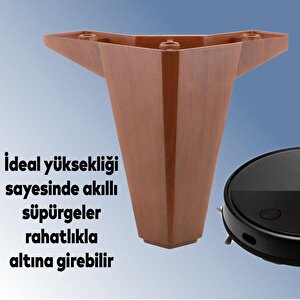 Sedir Lüks Mobilya Kanepe Koltuk Baza Tv Ünitesi Yükseltici Ayağı Ayakları 12 Cm Ahşap Desenli Ayak
