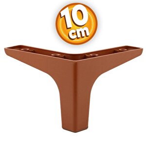 Sedef Lüks Mobilya Kanepe Sehpa Tv Ünitesi Koltuk Ayağı 10 Cm Kahverengi Baza Ayakları