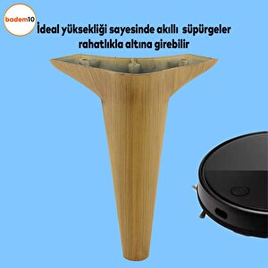 Aspen Lüks Mobilya Kanepe Koltuk Tv Ünitesi Konsol Yükseltici Ayağı Ayakları 18 Cm Kahverengi