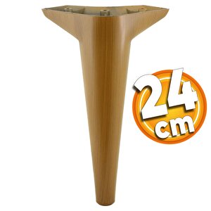 Aspen Lüks Mobilya Kanepe Koltuk Tv Ünitesi Konsol Yükseltici Ayağı Ayakları 24 Cm Ahşap Desenli