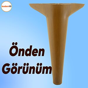 Aspen Lüks Mobilya Kanepe Koltuk Tv Ünitesi Konsol Yükseltici Ayağı Ayakları 24 Cm Ahşap Desenli