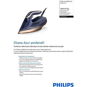Philips Azur 8000 Serisi Buharlı Ütü Dst8050/20