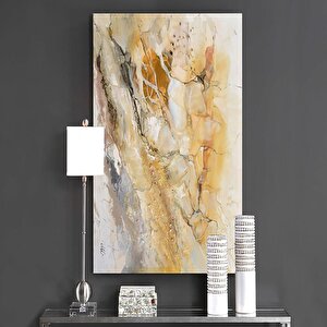Tablolife Çatlak - Yağlı Boya Dokulu Tablo 60x90 Çerçeve - Siyah 60x90 cm
