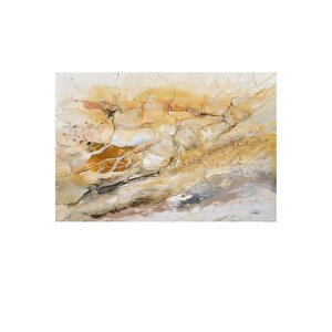 Tablolife Çatlak - Yağlı Boya Dokulu Tablo 60x90 Çerçeve - Siyah 60x90 cm