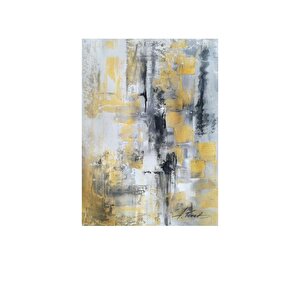 Tablolife Soyut Pastel - Yağlı Boya Dokulu Tablo 75x100 Çerçevesiz 75x100 cm