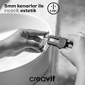 Loop Yuvarlak Deliksiz Çanak  Lavabo 45 Cm