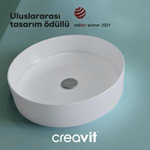 Loop Yuvarlak Deliksiz Çanak  Lavabo 45 Cm