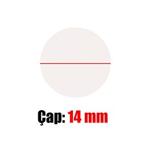 Yapışkanlı Vida Tapası Tıpası Beyaz Vida Kapatıcı Kapağı (100 Adet)