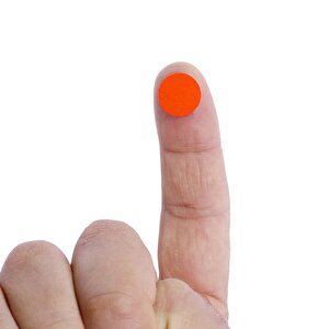 Yapışkanlı Vida Tapası Tıpası Turuncu Vida Kapatıcı Kapağı (100 Adet)