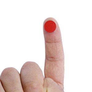 Yapışkanlı Vida Tapası Tıpası Kırmızı Vida Kapatıcı Kapağı (100 Adet)