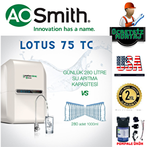 Ao Smith Lotus 75 Tc Di̇ji̇tal Ekranli Su Aritma Ci̇hazi