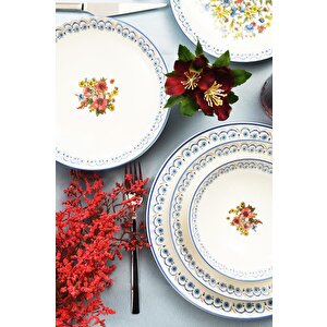 Manolya 24 Parça 6 Kişilik Yemek Takımı