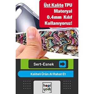 Apple Iphone Xr Uyumlu Kılıf Abcde 34 Koruma Kılıfı D Harfi Mor Turuncu