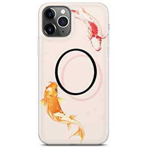 Apple Iphone 11 Pro Uyumlu Kılıf Klmno-42 O-ö Harfi Nemo Balık