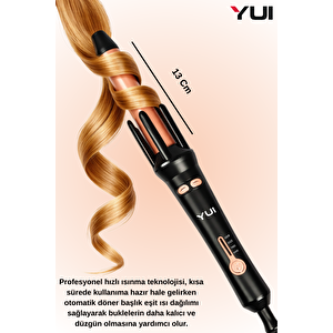 Kb302 Otomatik Saç Şekillendirici Maşa Gold-siyah Siyah - Gold