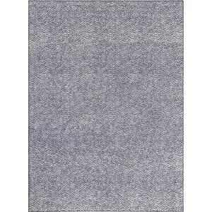 Modern Düz Kırçıllı Açık Gri Halı Kaymaz Taban Yıkanabilir 80x50 cm