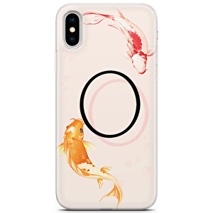 Apple Iphone Xs Uyumlu Kılıf Klmno-42 O-ö Harfi Nemo Balık