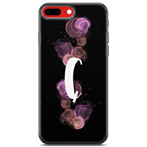 Apple Iphone 8 Plus Uyumlu Kılıf Abcde 27 Cover Ç Harfi Neon