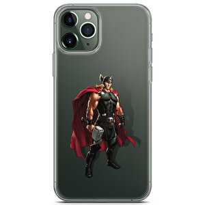 Apple Iphone 11 Pro Uyumlu Kılıf Heroes 13 Bumper Thor Şeffaf