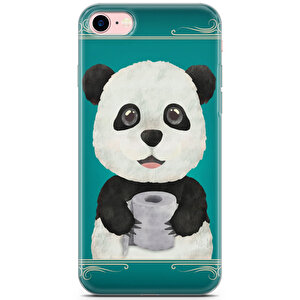 Apple Iphone 8 Uyumlu Kılıf Panda 49 Bumper