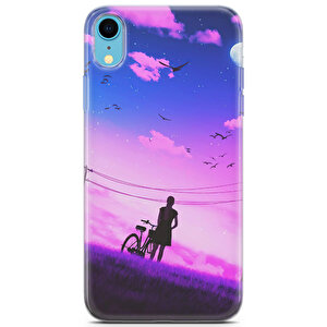 Apple Iphone Xr Uyumlu Kılıf Algorand 28 Darbe Önleyici Bisikletli Kız