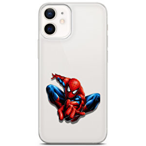 Apple Iphone 12 Mini Uyumlu Kılıf Heroes 06 Kap Örümcek Adam Şeffaf