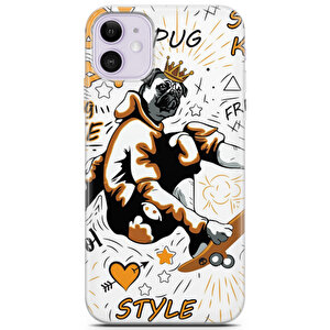 Apple Iphone 11 Uyumlu Kılıf Pug 13 Telefon Kılıfı Style