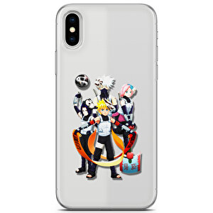 Apple Iphone Xs Max Uyumlu Kılıf Naruto 43 Case Şeffaf