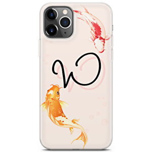 Apple Iphone 11 Pro Uyumlu Kılıf Vyzqw-42 W Harfi Nemo Balık