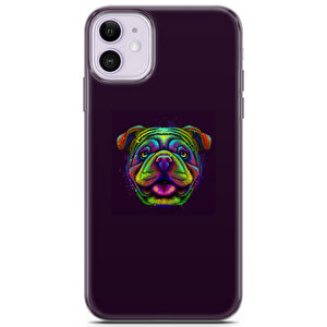 Apple Iphone 11 Uyumlu Kılıf Pug 15 Cover Kafa