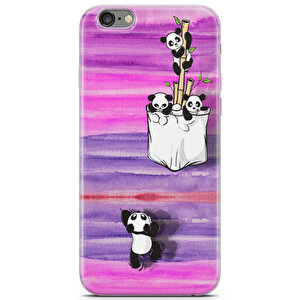 Apple Iphone 6 Uyumlu Kılıf Panda 40 Koruma