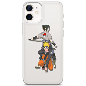 Apple Iphone 12 Mini Uyumlu Kılıf Naruto 14 Desenli Şeffaf