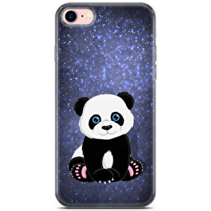 Apple Iphone 8 Uyumlu Kılıf Panda 07 Arka Kapak