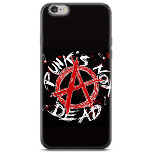 Apple Iphone 6 6s Uyumlu Kılıf Punky 15 Darbe Emici Punk's Not Dead