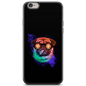 Apple Iphone 6 6s Uyumlu Kılıf Pug 23 Cover Gözlük