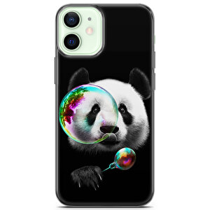 Apple Iphone 12 Uyumlu Kılıf Panda 19 Soft
