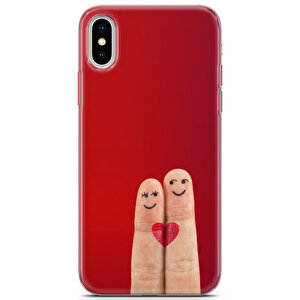Apple Iphone Xs Max Uyumlu Kılıf Mista Love Finger Tpu