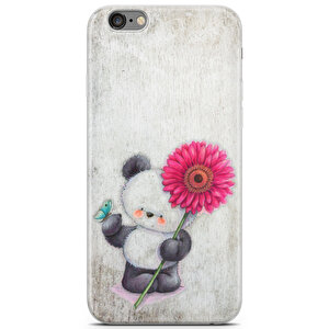 Apple Iphone 6s Uyumlu Kılıf Panda 09 Silicone