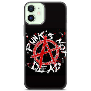 Apple Iphone 12 Uyumlu Kılıf Punky 15 Telefon Kabı Punk's Not Dead
