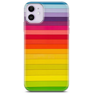 Apple Iphone 11 Uyumlu Kılıf Mista Renk Tonları Tpu