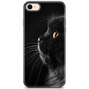 Apple Iphone 7 Uyumlu Kılıf Scotish British 22 Koruyucu Kedi Bıyık Detay