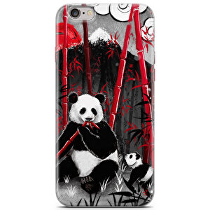 Apple Iphone 6 Plus Uyumlu Kılıf Panda 15 Tam Koruma