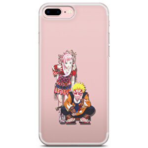 Apple Iphone 7 Plus Uyumlu Kılıf Naruto 44 Soft Şeffaf