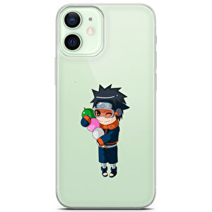 Apple Iphone 12 Uyumlu Kılıf Naruto 33 Tam Koruma Şeffaf