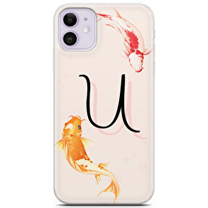 Apple Iphone 11 Uyumlu Kılıf Prstu-42 U-ü Harfi Nemo Balık