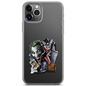 Apple Iphone 11 Pro Max Uyumlu Kılıf Heroes 01 Koruma Kılıfı Joker Şeffaf
