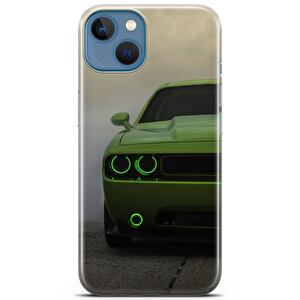 Apple Iphone 13 Uyumlu Kılıf Mista Green Cars Tpu